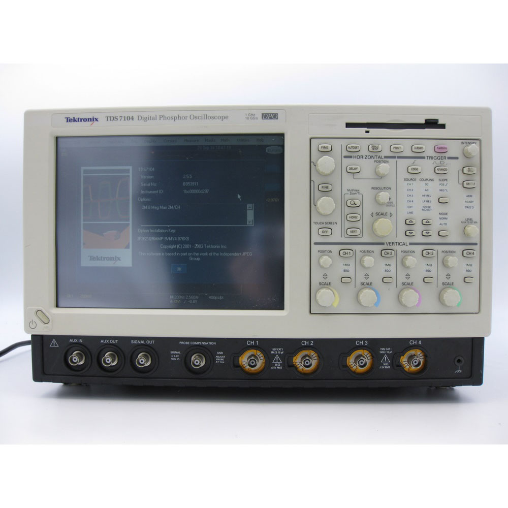 TDS7104 / Tektronix / Digital Phosphor Oscilloscopes | 중고계측기 전문 (주)메타사이트